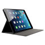 MUTURAL pokrowiec ze skóry sztucznej ze stojakiem dla iPad 9,7" (2017/2018) / Pro 9,7" / Air 1 / 2 - czarne z haftem