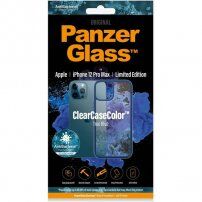 PanzerGlass ClearCase Etui antybakteryjne do Apple iPhone 12 Pro Max - niebieskie