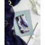 iDeal Of Sweden etui Golden Indigo Marble do iPhone 6/6S/7/8/SE (2020) - niebiesko-złoty