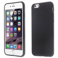 Żelowe błyszczące etui dla Apple iPhone 6 / 6S - czarne