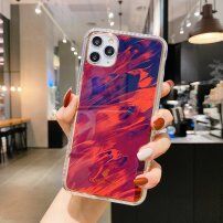 Ochronne etui odporne na wstrząsy abstrakcja do iPhone 11 - fuksjowy