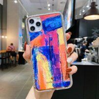 Ochronne etui odporne na wstrząsy abstrakcja do iPhone 12 Pro Max - niebieskie
