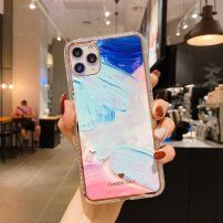 Ochronne etui odporne na wstrząsy abstrakcja do iPhone 11 Pro Max - jasnoniebieskie