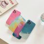Ochronne etui silikonowe do iPhone 12 Pro - różowo-fioletowe