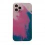 Ochronne etui silikonowe do iPhone 12 Pro Max - różowo-niebieski