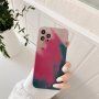 Ochronne etui silikonowe do iPhone 12 Pro Max - różowo-niebieski