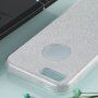 Błyszczące etui do iPhone 5 / 5S / SE (2016) - srebrny
