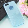 Błyszczące etui do iPhone 5 / 5S / SE (2016) - niebieskie