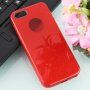 Błyszczące etui do iPhone 5 / 5S / SE (2016) - czerwony
