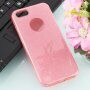 Błyszczące etui do iPhone 5 / 5S / SE (2016) - różowy