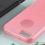 Błyszczące etui do iPhone 5 / 5S / SE (2016) - różowy