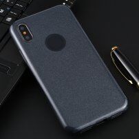 Błyszczące etui do iPhone XS Max - ciemnoszary