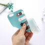 Etui dla iPhone 6 / 6S - niebieskie ze śladami