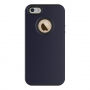 Etui ochronne dla Apple iPhone SE (2016) / 5S / 5 - ciemnoniebieskie