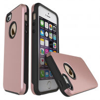 Etui ochronne dla Apple iPhone SE (2016) / 5S / 5 - różowo-złote