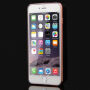 Eleganckie etui z błyszczącymi kamyczkami dla Apple iPhone 6S Plus / 6 Plus - różowo-złote z kwiatami