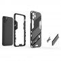 Trwałe etui ochronne ze stojakiem do iPhone 11 Pro Max - czerwony