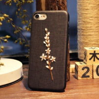 Etui z plastikowym wzorem haftowania dla Apple iPhone 6 / 6S