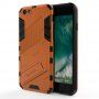 Trwałe etui ochronne ze stojakiem do iPhone 6 / 6S - pomarańczowe