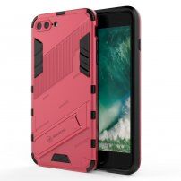 Trwałe etui ochronne ze stojakiem do iPhone 7 Plus / 8 Plus - różowy