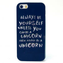 Etui z miękkiego plastiku dla Apple iPhone SE (2016) / 5S / 5 - allways be a unicorn