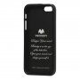 MERCURY GOOSPERY ochronne błyszczące etui do iPhone 5 / 5S / SE (2016) - czarny