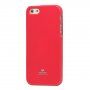 MERCURY GOOSPERY ochronne błyszczące etui do iPhone 5 / 5S / SE (2016) - czerwony