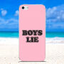 Etui z miękkiego plastiku dla Apple iPhone SE (2016) / 5S / 5 - Boys lie