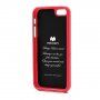 MERCURY GOOSPERY ochronne błyszczące etui do iPhone 5 / 5S / SE (2016) - ciemnoróżowy