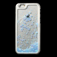 Etui ochronne z ruchomymi cekinami dla Apple iPhone 6 / 6S - jasnoniebieskie cekiny