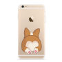 Etui z miękkiego plastiku dla Apple iPhone 6 / 6S - corgi