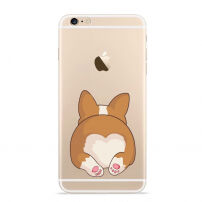 Etui z miękkiego plastiku dla Apple iPhone 6 / 6S - corgi