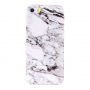 Ochronne etui plastikowe do iPhone 5 / 5S / SE (2016) - biały marmur