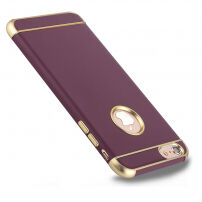 Etui ochronne do Apple iPhone 6 Plus / 6S Plus - złoto-bordowe