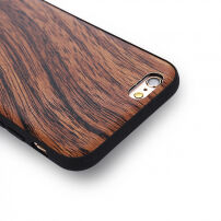 Etui ochronne w drewnianym designu dla Apple iPhone 6 Plus / 6S Plus - brązowe