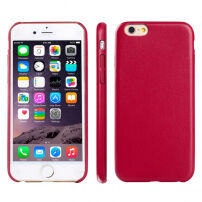 Ultra cienkie etui z miękkiego plastiku dla Apple iPhone 6 Plus / 6S Plus - czerwone