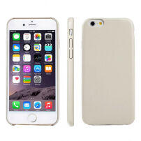 Ultra cienkie etui z miękkiego plastiku dla Apple iPhone 6 Plus / 6S Plus - beżowe
