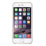 Ultra cienkie etui z miękkiego plastiku dla Apple iPhone 6 Plus / 6S Plus - beżowe