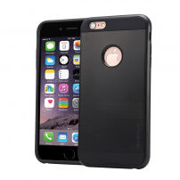 Etui ochronne z hartowanego plastiku dla Apple iPhone 6 Plus / 6S Plus - czarne