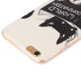 Ochronne etui plastikowe do Apple iPhone 6S Plus / 6 Plus – kot chce opanować świat