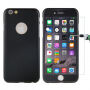 Hartowane opakowanie dla całego telefonu wraz ze szkłem ochronnym dla iPhone 6 Plus / 6S Plus - czarne