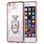Luksusowe etui ze srebrnym uchwytem i kamieniami dla Apple iPhone 6 Plus / 6S Plus