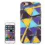 Ochronne etui plastikowe do Apple iPhone 6 Plus / 6S Plus - żółte trójkąty