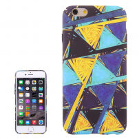 Ochronne etui plastikowe do Apple iPhone 6 Plus / 6S Plus - żółte trójkąty