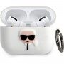 Karl Lagerfeld Karl Head opakowanie silikonowe do AirPods Pro - biały