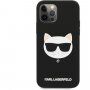Karl Lagerfeld Choupette Head etui silikonowe do iPhone 12 Pro Max - czarny