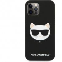 Karl Lagerfeld Choupette Head etui silikonowe do iPhone 12 Pro Max - czarny