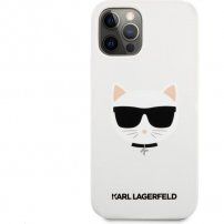 Karl Lagerfeld Choupette Head etui silikonowe do iPhone 12 Pro Max - biały