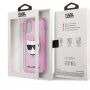 Karl Lagerfeld Choupette Head Glitter etui do iPhone 12 Pro Max - różowy