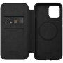 Nomad Rugged Folio skórzany pokrowiec flip z MagSafe do iPhone 12 Pro Max - czarne